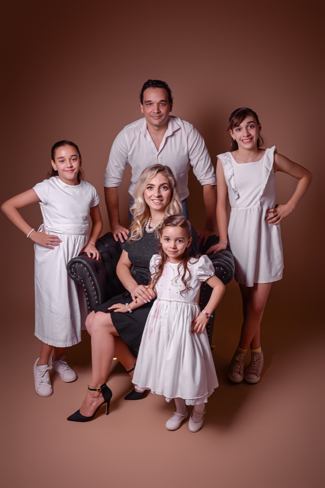Dáphne e família